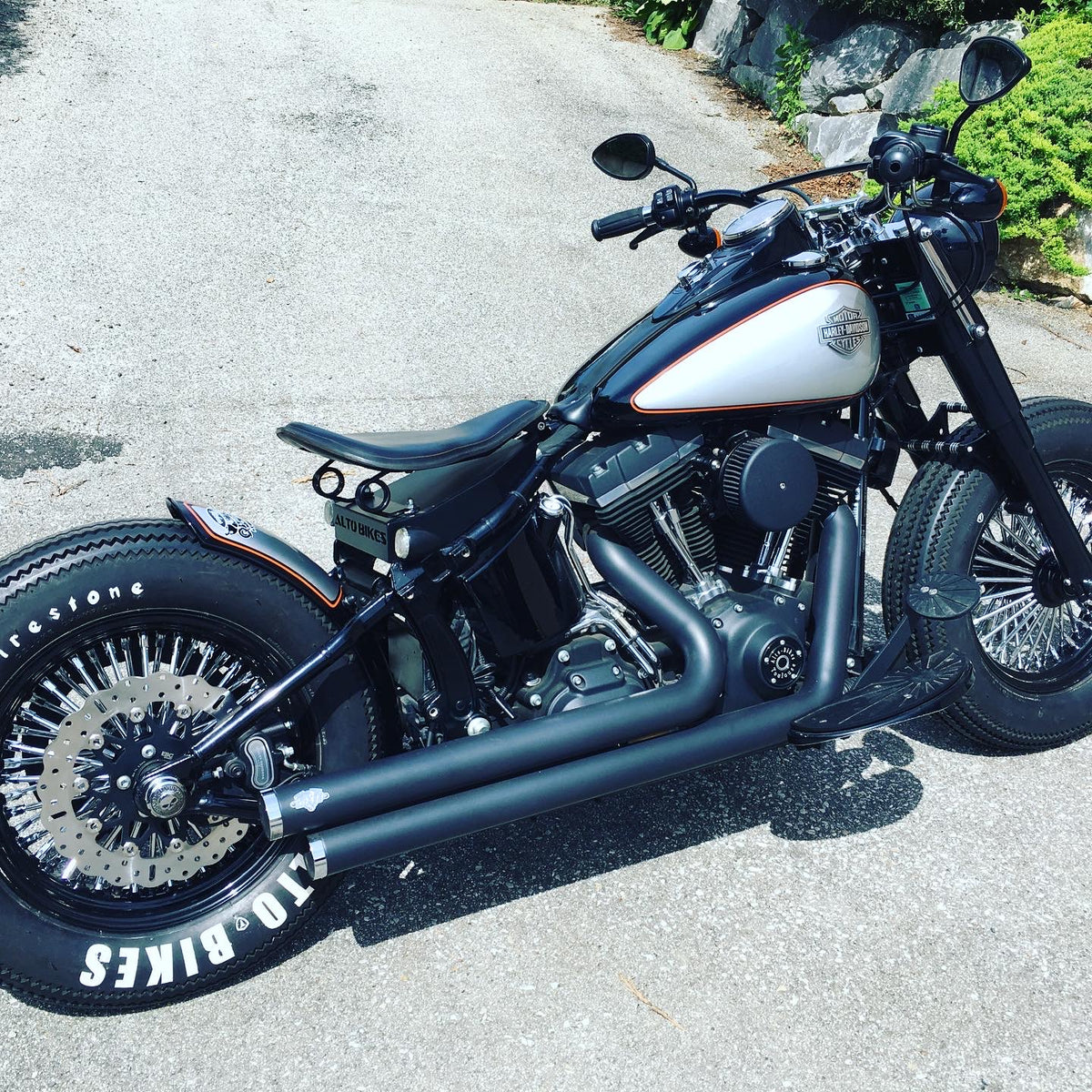 Kit Fender raz de roue pour Harley Davidson Softail