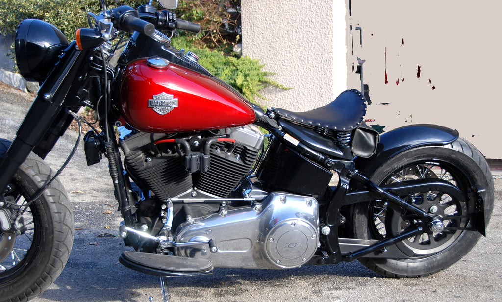 Support de plaque lateral mini feu leds Harley Davidson