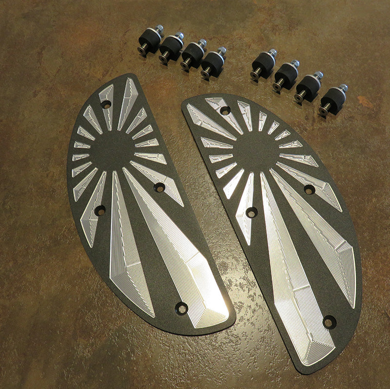 Platines reposes pieds Harley Davidson Softail