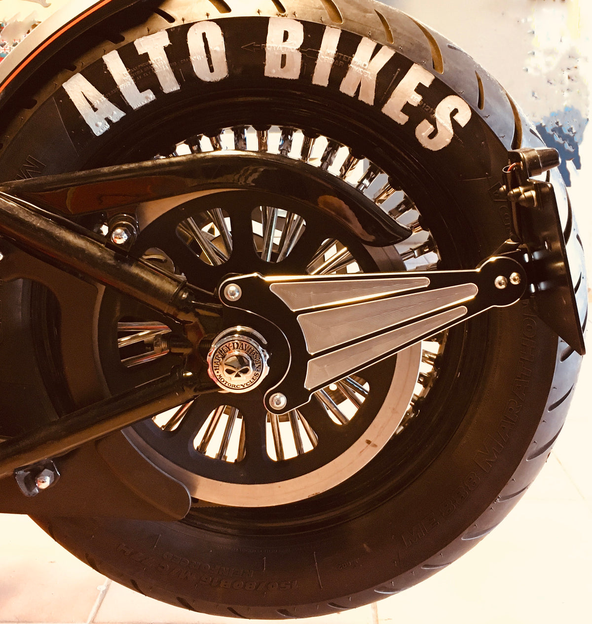 Support de plaque Homologué pour Harley Davidson M8 à partir de 2018